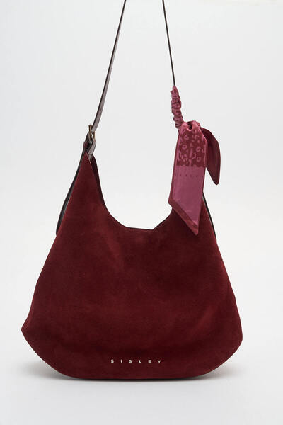 Sisley Women's Shoulder Bag Bordo Sly525