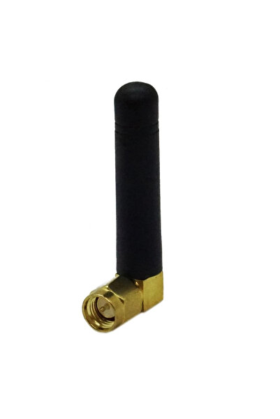 Robomer 2400~2500MHz Sağ Açılı 90 Derece 2dBi 45mm SMA Erkek (Male) Wifi Anten