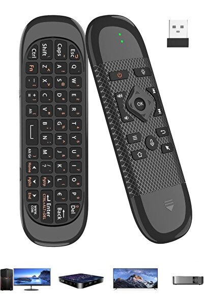 NALACAL Air Mouse Remote with Backlight Keyboard [Voice Input] [Fit for Nvidi...
