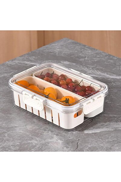 VAODO Refrigerator Organizer with Lids, Stackable Fruit Storage Containers, V...