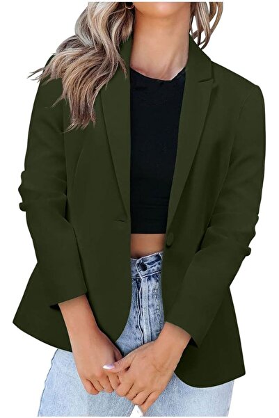 GENERAL Womens Blazers for Work Casual Open Front Blazer Long Sleeve Work Off...