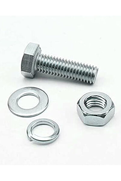 Duravel Nuts and Bolts Set 15 pcs-Stainless Steel A2 Bolt, Nuts, Plain washer...