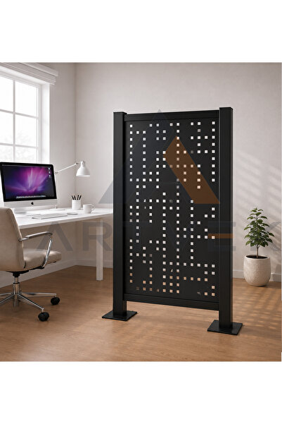 Artvek 70x100 cm metal lazer kesim paravan seperatör. İç mekan dış mekan uyumlu