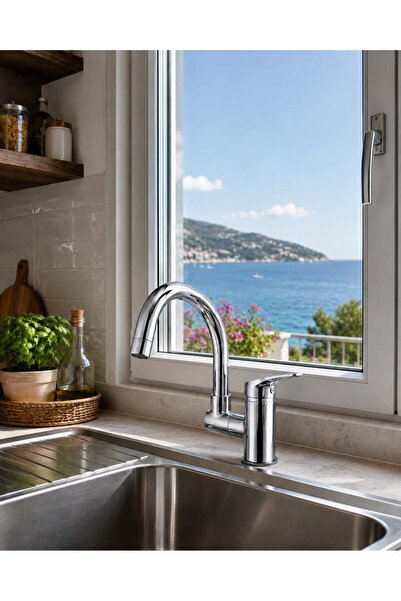 ACAR SU ARMATÜRLERİ Special Glass Front Swan Sink Faucet Acar 08.01.302