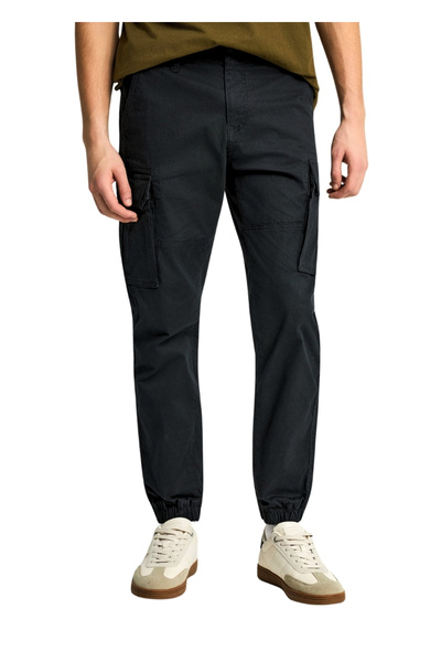 Funky Buddha Παντελόνι Cargo FBM013-030-02 – Black - 34