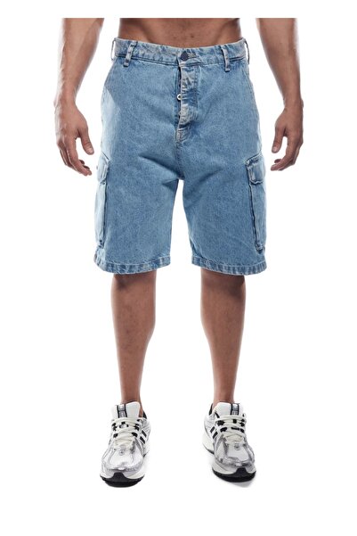 COVER DENIM Cover Jeans Βερμούδα V Cargo LU895-32 – Blue - 34