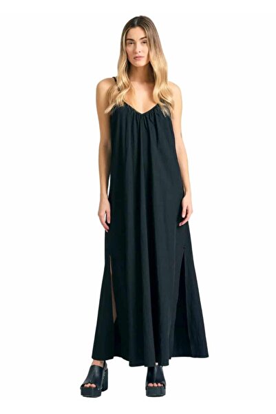 Funky Buddha Maxi Φόρεμα FBL011-120-13 – Black - m