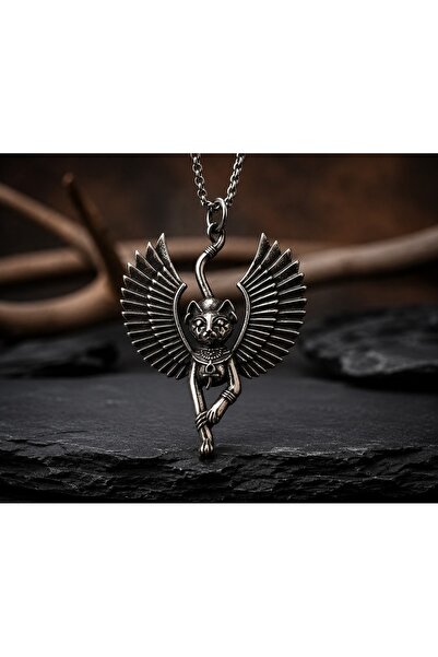 voyageaccessory Stainless Steel Ancient Egyptian Mythological Winged Goddess ...
