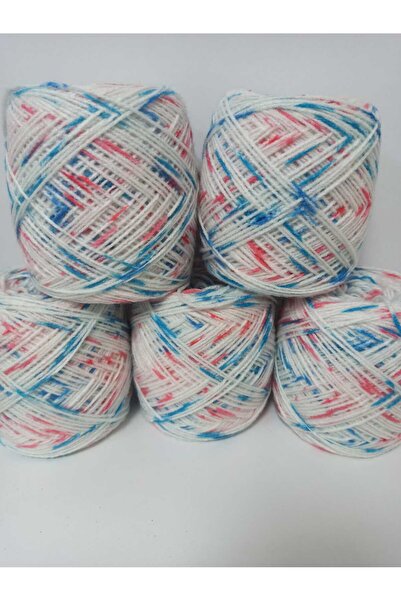 İPEK YÜN İPLİK DÜNYASI Wool Acrylic Color Transitioning Batik Knitting Yarn 5...