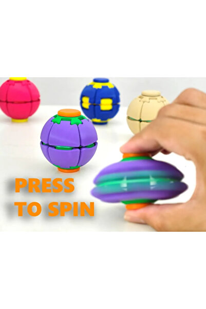 PeriYedi HIZLI TOP STRES GİDERİCİ PARMAK KASLARI GELİŞTİRİCİ OYUNCAK TOP SPİN BALL MODEL A
