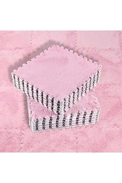 CCOVERY 12PCS Plush Foam Floor Mat,Plush Interlocking Carpet Tiles,Squares Pu...