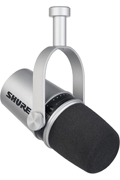 SHUREI Shure MV7i Smart Podcast Microphone + Built-in Audio Interface– Equipm...