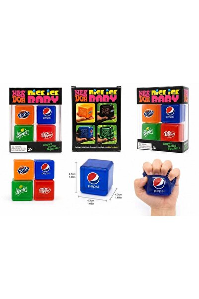 Squishy Nee Doh Nice Ice Baby Super Solid Squish Sensory Stress Relief Cubes ...