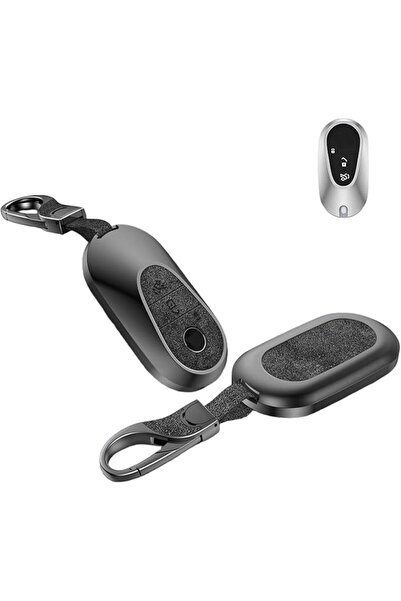 Generic Luxury Leather Key Fob Cover Fit for Benz S-Class 2021 2022 G-Class E...
