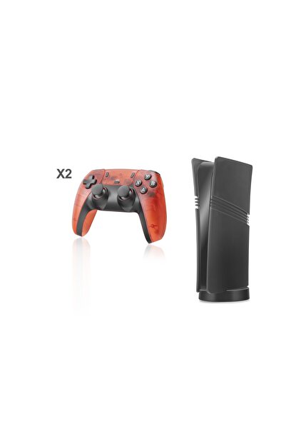 Ultra Retro Oyun Konsolu Hdmı Çift Gamepad Seti 128 Gb Hafıza Kartlı 2.4G Kablosuz Siyah GS5