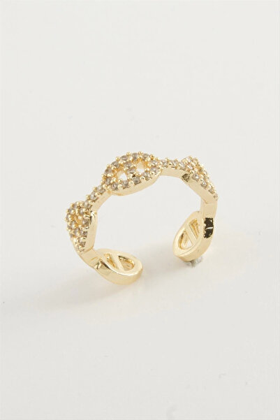 SORA GROUP Oval Zircon Stone Ring