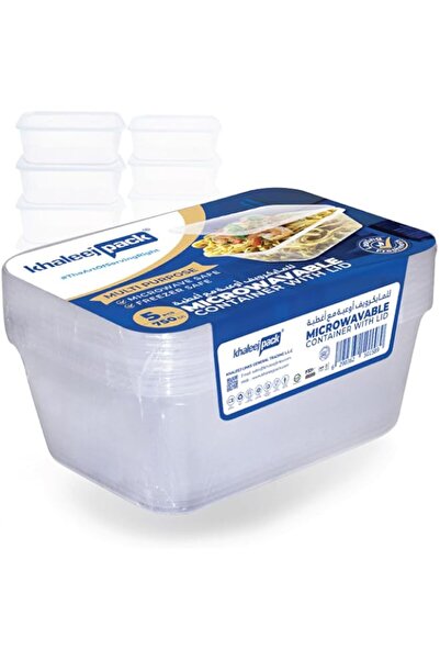 Generic pack-750 ml Microwave Container with lids - Eco-Friendly, BPA-Free, M...