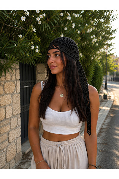 tce the charme elegant Hand-Knitted Women's Hairnet (Standard Sizes Will Be S...