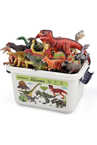 U-HOOME U HOOME Dinosaur Toys for Kids, 22pcs Realistic Dino Figurines Set wi...
