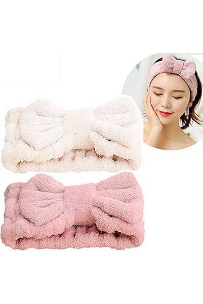 ASKIND Microfiber Bowtie Women Beauty Headbands, Extrame Soft & Ultra Absorbe...