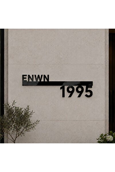None Black Acrylic Hollow Out Lighted Address Sign |   Can Be Customized Acco...