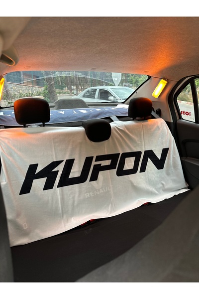 KARA Oto Serisine Uyumlu Beyaz Kupon Torpido Ve Kupon Sırt Havlu