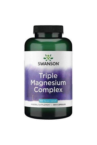SWANSON Triple Magnesium Complex 400mg Capsules 300