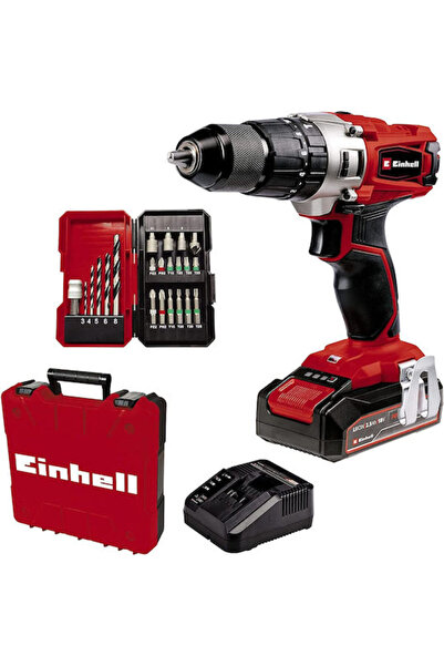 Einhell TE-CD 18/2 Li-I Κρουστικό Δραπανοκατσάβιδο Μπαταρίας 18V 1x2.5Ah