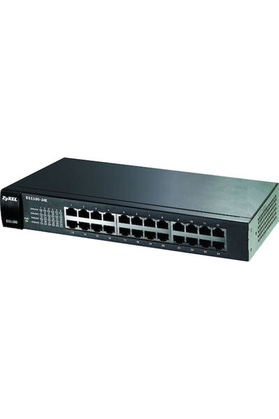 ZyXEL ES1100-24E Μη διαχειριζόμενος διακόπτης PoE με 24 θύρες Ethernet