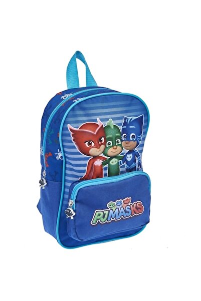 PJ Masks Rucsac de grădiniță, buzunar frontal PJ Masks, 29x20x8.5 cm Albastru