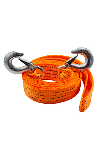 Alista Home Car towing rope 2500 kg, towing cable 4 m, 50 mm, with metal hook...