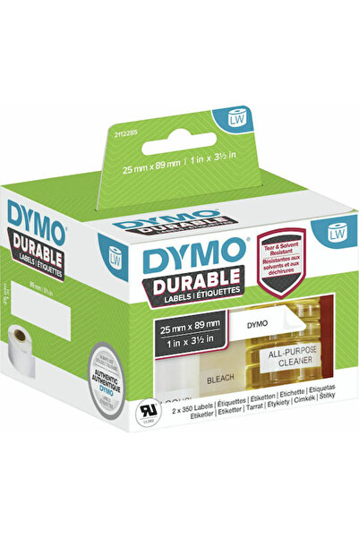 Dymo 350 Αυτοκόλλητες Ρολά Ετικετών για Εκτυπωτή Ετικετών 25x89mm 1 τεμάχιο Κ...