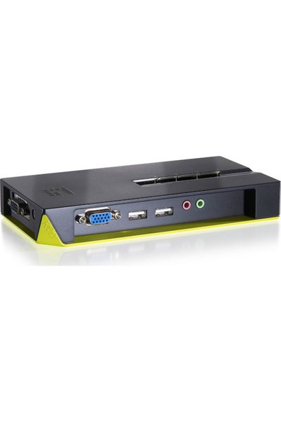 LEVEL ONE KVM-0421 Διακόπτης KVM και Δεδομένων με Ήχο USB 2.0 VGA