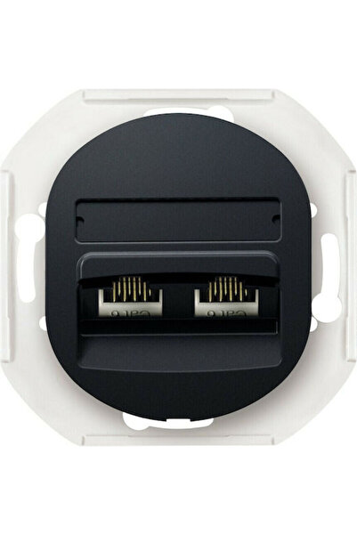Other Aling Conel E614.E1 Διπλή Υποδοχή Δικτύου RJ45 χωρίς Πλαίσιο Τύπου Cat5...