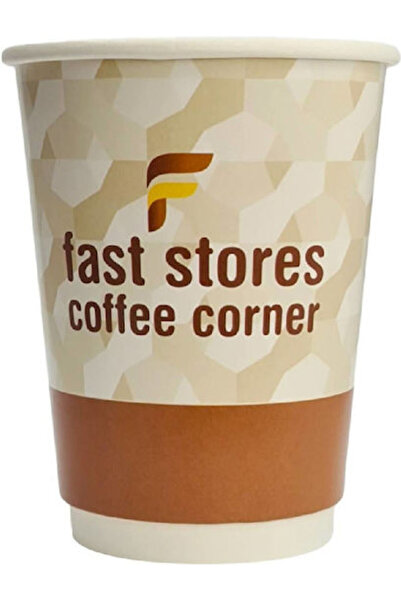 OEM Fast Stores Χάρτινο Κύπελλο Μίας Χρήσης Καφέ 480ml 20 τεμάχια Κωδικός: 30...