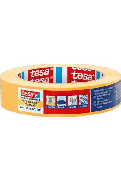 Tesa Ticaret Tesa Χάρτινη Ταινία 25mm x 50m Μάσκα Ακριβείας 4344