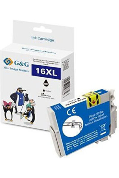 G&G Συμβατό μελάνι για εκτυπωτές inkjet Epson 16XL, T1631, C13T16314012, 500 ...