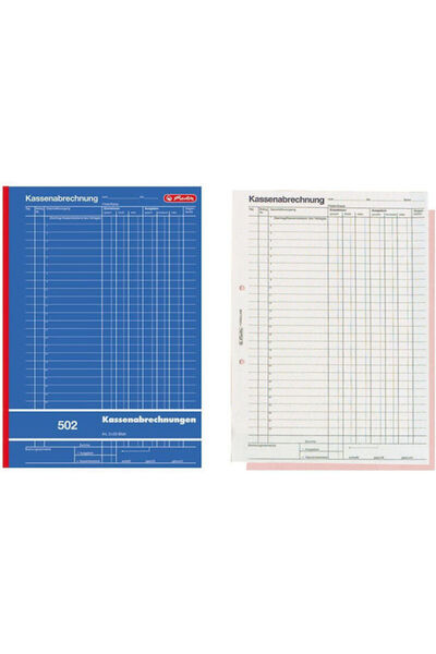 Herlitz Πολτοφόρος Λογαριασμού A4 502 2x 50 Φύλλα