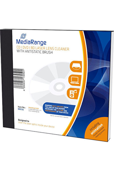 MediaRange Καθαριστικό φακών λέιζερ για CD/DVD/BluRay με αντιστατική βούρτσα