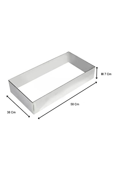 As Circle Argon Rectangular 38X58X7 cm