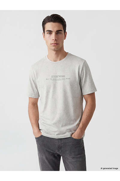 LC Waikiki Timeless Clothing & Timeless Choices Zero Roba Collar Printed Men'...
