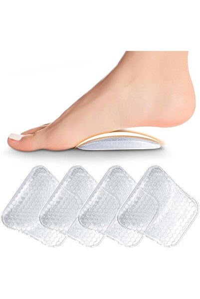 GENERAL 4PCS Arch Support Inserts Women for Flat Feet, Gel Arch Inserts for P...