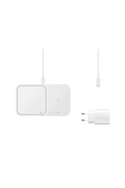SAMSUNG TABLETS & SMARTPHONES Incarcator wireless Samsung Duo EP-P5400BWEGEU Alb