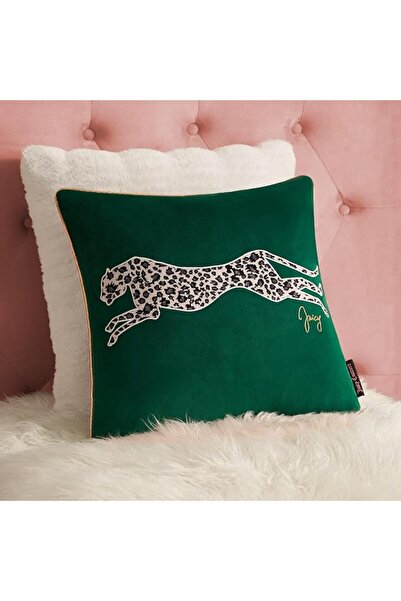 GENERAL Juicy Couture Reversible Velvet Cheetah Pillow, 18" x 18" Decorative ...