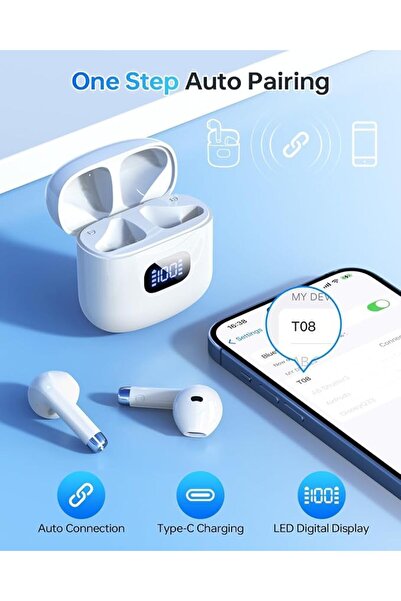 Generic Wireless Earbuds Bluetooth 5.3, In-Ear Headphones with Microphone, IP...