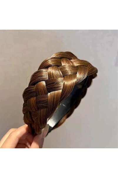 Yelajoy 5 Strands Synthetic Hair Braided Headband, Wide Chunky Wig Braid Head...