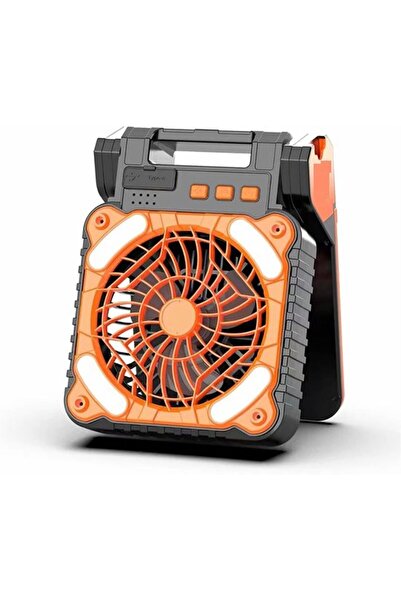 Morvena Picks Ventilator de camping alimentat solar, cu baterie reîncărcabilă...