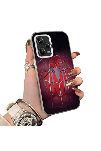 Hontinga Redmi Note 12 Pro 5G Uyumlu Silikon Kenar Sert Arka Kılıf Couple Tel...