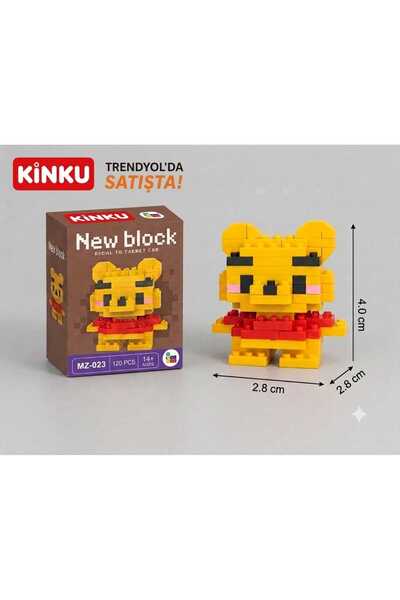 KİNKU Kutulu Block-Puzzle-Yapboz-3D Zeka geliştiren-Mini Sevimli Figürler Min...