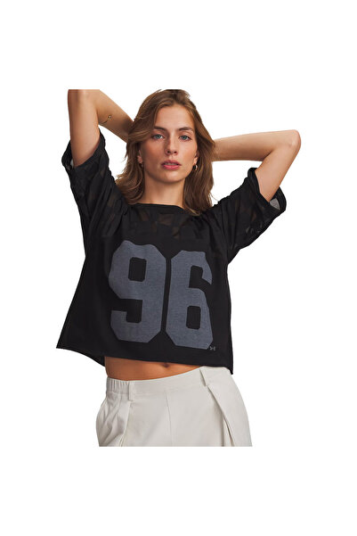 Under Armour BURNOUT 96 TEE 6010952-008 Μαύρο